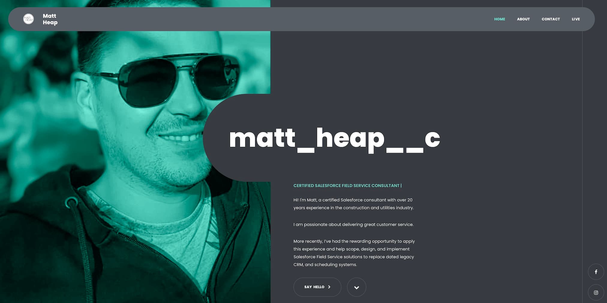 mattheap.uk Site Rework